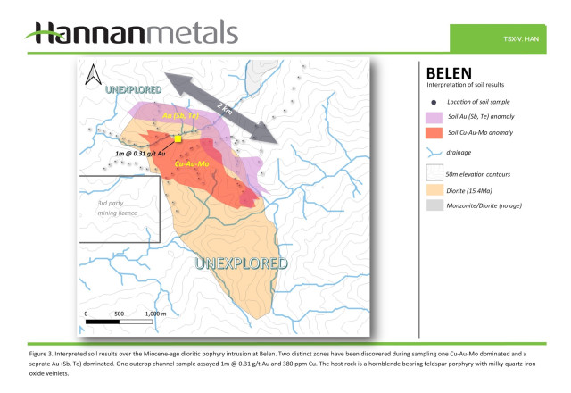 Hannan Metals Ltd., Monday, April 4, 2022, Press release picture