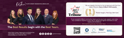 DrSkin Named Best Plastic Surgery, Med Spa, and Skin Care Practice in Gilbert