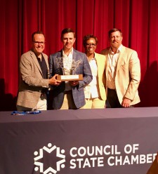 Georgia Chamber Accepts State Chamber of the Year Award