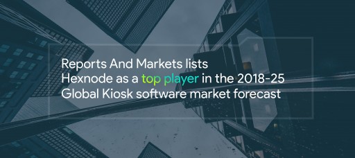 Reports and Markets Lists Hexnode as a Top Player in the 2018-25 Global Kiosk Software Market Forecast