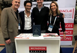 The McFadyen Digital Team with Mirakl CEO Adrien Nussenbaum