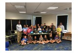 Elementary Students Receiving Computer Lab Donation