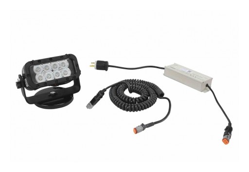 Larson Electronics Releases LED Machine Light Bar, 24 Watts, 200lb Magnetic Mount, 110-277V AC