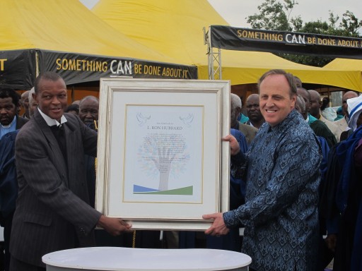 South African Christian Pastors Honor L. Ron Hubbard for Dedication to the Betterment of Mankind
