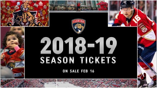 Panthers Season Tickets Available for the 2018-19 Season on February 16
