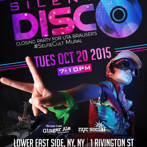 Party "Silently" at Rivington Wall's #SelfieCult Mural