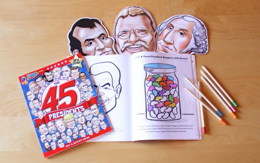 Collectible Inaugural Activity Book Features US Presidents!