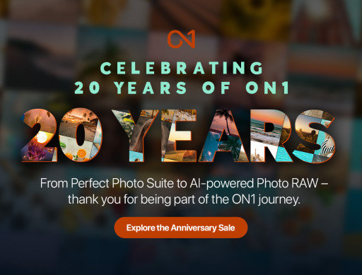 ON1 Celebrates 20 Years of Innovation in Photo Editing Software
