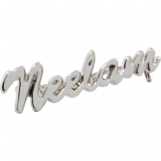 Unisex Silver Name Made Custom Brooch