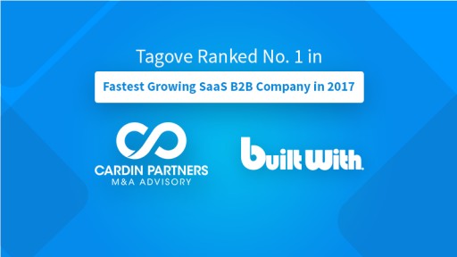 Tagove Ranked No. 1 Fastest Growing B2B SaaS Companies in 2017