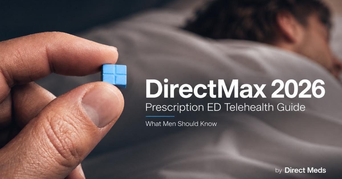 Direct Meds DirectMax Review 2026: Compounded Sublingual ED Program  Pricing, Ingredients, and What to Confirm With a Clinician Before You Start 