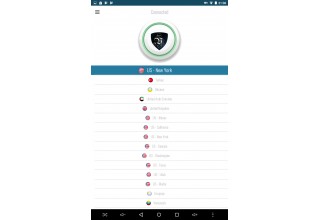 Le VPN Android app connected