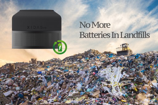 Xidas's New 'VP3' Power Pod Tackles Sustainability and Landfill Issues Created by the IoT Industry