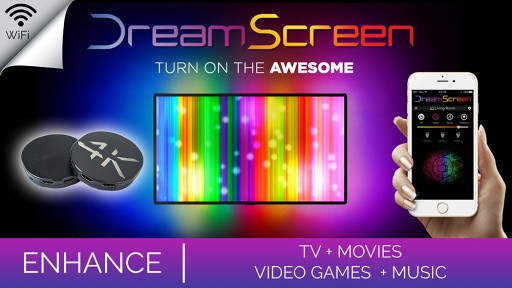 DreamScreen Launches Kickstarter for HD & 4K Smart TV Surround Lighting!