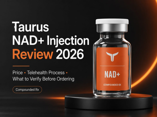 Taurus NAD+ Injection Review 2026: Price, Telehealth Process, and What to Verify Before Ordering