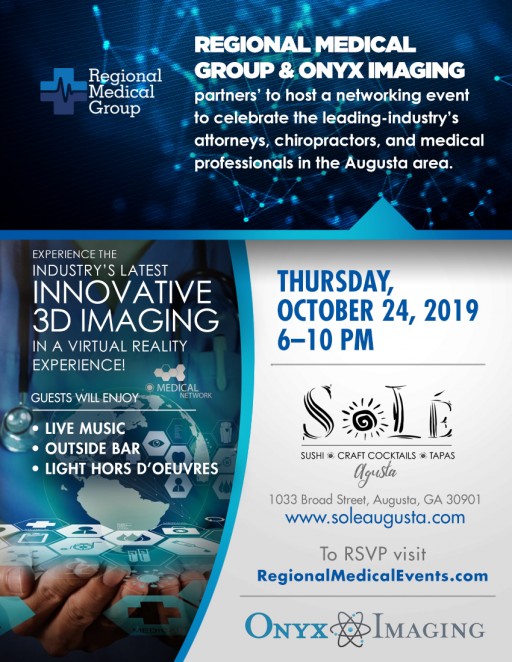 Regional Medical Group and Onyx Imaging Host Leading-Industry Networking Event in Augusta, GA