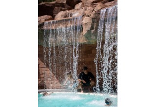 Hanging Lake Waterfall at Glenwood Hot Springs Resort