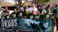 Drug-Free World march in Sophiatown South Africa
