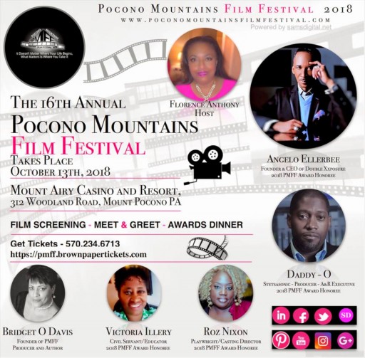 The 16th Annual Pocono Mountains Film Festival to Take Place October 13th, 2018