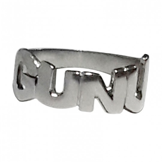 Sterling Silver Personalised Name Ring