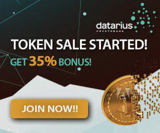 Datarius Cryptobank Has Reached SoftCap in a Few Hours After Start of Pre-ITO