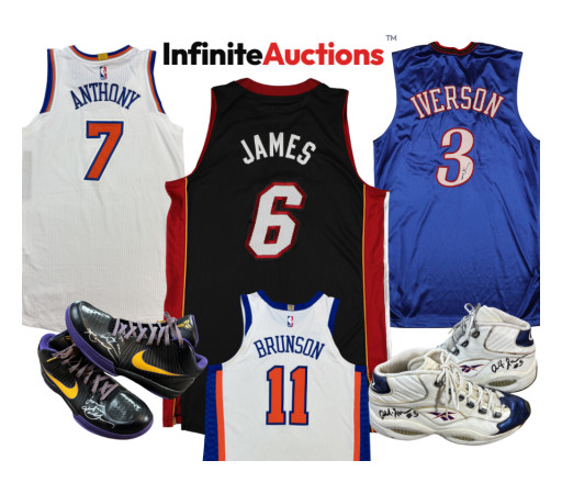 While the NBA Waits on LeBron's Next Decision... Infinite Auctions Features LeBron Game Used Heat Jersey ending Tomorrow