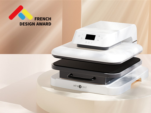 HTVRONT Auto Heat Press is Highly Recognized as the FDA Gold Winner