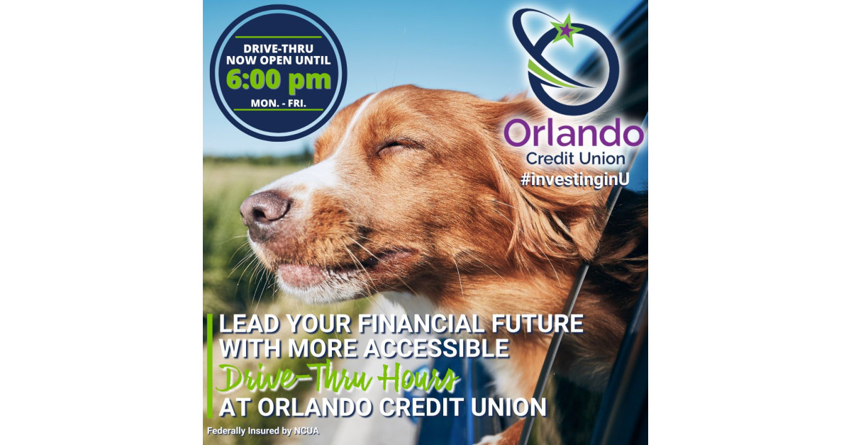 Orlando Credit Union's New DriveThru Hours Drive Access to Banking