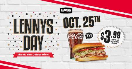 Lennys Day Thank You Celebration - October 25