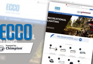 ECCO Warning Lights Logo with Chimpion
