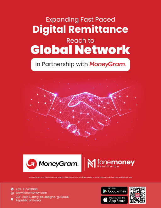 Fonemoney Partners With MoneyGram to Expand Global Payments From South Korea