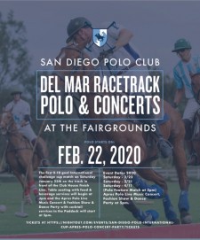 Polo Games & Concerts at the Del Mar Race Track