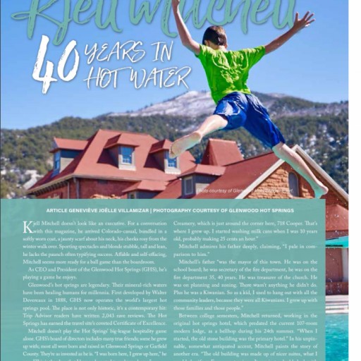 Roaring Fork Lifestyle magazine: Kjell Mitchell - Forty Years in Hot Water