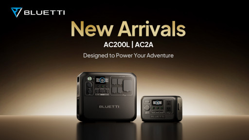 BLUETTI Debuts AC200L and AC2A  Portable Power Stations in the Canadian Market