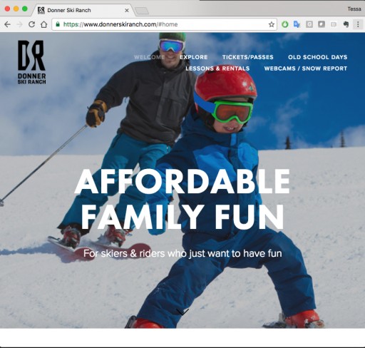Donner Ski Ranch Launches New Website & Brand Identity