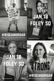 Women's March NYC - Jan. 18, 2020 at Foley Square