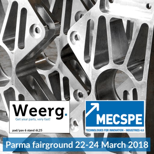 Weerg's Innovation Debuts at Mecspe 2018