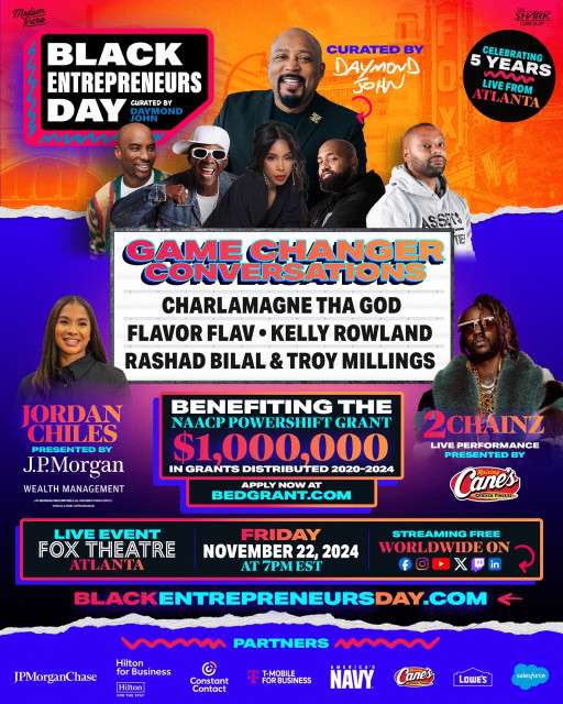 Daymond John Announces 5th Annual Black Entrepreneurs Day: A Celebration of Black Excellence and Opportunity in Atlanta