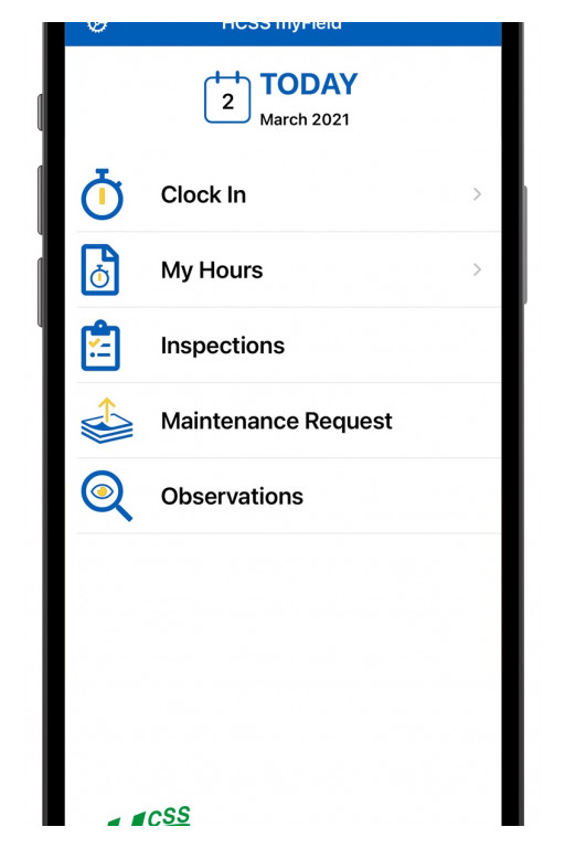 HCSS Introduces myField Mobile Time Tracking and Engagement App