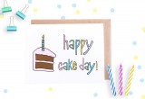 Happy Cake Day Card by Yellow Daisy Paper Co.