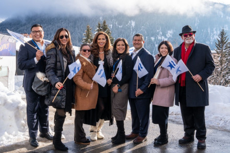 Members of the Hispanic Delegation in Davos 2024