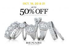 BENARI JEWELERS Announces Engagement Ring and Wedding Band Clearance Event