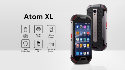Unihertz Announces the Kickstarter Launch of Atom XL: The Smallest DMR Walkie-Talkie Rugged Smartphone