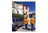 PRO.CIVI.CO.S providing disaster relief in the town of Amitrice in Central Italy after the 2016 earthquake.