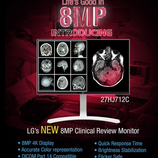Ampronix Announces Availability of LG 8MP / 4K Clinical Review Display Monitor