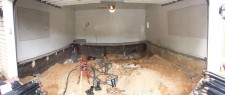 Excavated Garage