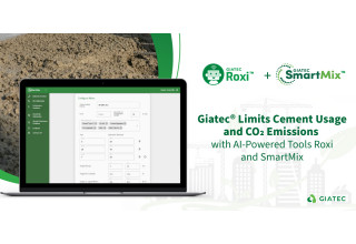 Giatec® Limits Cement Usage and CO2 Emissions with AI-Powered Tools Roxi™ and SmartMix™