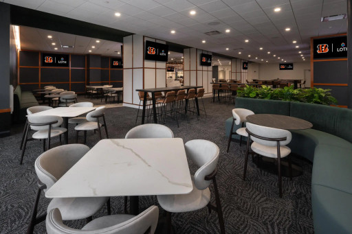 LOTH Furnishes New Premium Club Spaces at Paycor Stadium, Named An Official Furniture Provider of the Cincinnati Bengals