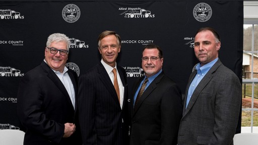 Governor Haslam, Commissioner Rolfe Announce Allied Dispatch Solutions LLC to Establish Call Center in Sneedville