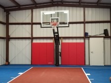 Bell RV Garage Basketball Court